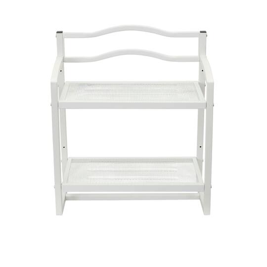 Household Essentials 20" Metal Wall Mounted Bathroom Storage Rack